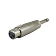 thumbnail image 1 of Conectores de Adaptador de Conector Estéreo XLR a Conector Estéreo, Chapado en Oro, a 1/4 Gloria Cable de audio Conector de enchufe, 1 of 6