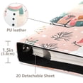 thumbnail image 3 of FORMRS 3 Ring Photo Album 4"x6" Self Adhesive Large Capacity PU Leather Cover, Christmas Snowman, 3 of 8