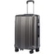 thumbnail image 1 of Maleta de equipaje Coolife PC+ABS con cierre TSA Spinner de 24 pulgadas, gris, 1 of 7