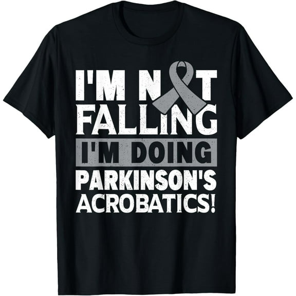 Patient Parkinsons Awareness T-ShirtMen and women can wear, black T-shirts, gifts. Age: M,L，XL 2XL, 3XL, 935XL