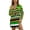 Jamaican Flag Geometric, variant on Xixirimido Heart Shape Jamaican Flag Print Stylish Women's Beach Cover Up Shirt Dress Long Sleeve Button Up Swim Cover Up with Side Slits for Vacation & Daily Wear, Size M