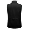 thumbnail image 6 of Little Donkey Andy Men's Lightweight Fleece lined Softshell Vest Windproof Sleeveless Jacket for Hiking Travel Golf Black S, 6 of 8
