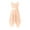 Coral Pink, variant on YIZYIF Girls Princess Party Dress Shiny Shoulder Straps Ruched Asymmetrical Chiffon Dress for Bridesmaid Birthday Party Coral Pink 14