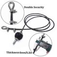 thumbnail image 4 of 2m-5m Gym Cable Wire Rope Heavy Duty Steel Replacement Parts For Home Gym Fitness Cable Pulley Accessories Dia 5mm, 4 of 5