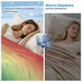 thumbnail image 2 of Rainbow Colors Ombre Cream Cooling Blanket,Lightweight Breathable Summer Throw Blanket with Double Sided Cold Effect,Modern Abstract Art Aesthetics Picnic Blankets Bed Sheet for Hot Sleepers 60"x80", 2 of 8