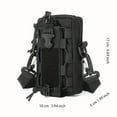 thumbnail image 5 of Tactical Molle Waist Pack for Hunting - Durable Nylon EDC Phone Bag with Shoulder Strap, 5 of 9