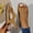 Coffee, variant on Crunowin Women's Flat Sandals, Solid Color Open Toe Outdoor Versatile Beach Summer Casual Shoes 9.5
