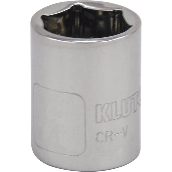 Klutch Socket, SAE, 1/4in., 3/8in.-Drive, 6-Pt.