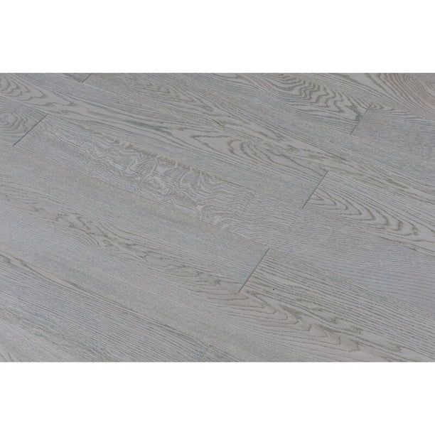 Oak 1/2" Thick x 7.08" Wide x Varying Length Engineered Parquet Hardwood Flooring Broad (Set of 16) / 24.4 Sq Feet