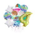 thumbnail image 4 of Globos de helado, globos de aluminio versátiles para cumpleaños infantiles de verano. Número 4, 4 of 9