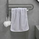 thumbnail image 1 of Toalla de forro polar azul - Toalla de baño extra grande de 35x75 cm - Microfibra de poliéster suave - Secado rápido y absorbente - Uso en casa y viajes, 1 of 6