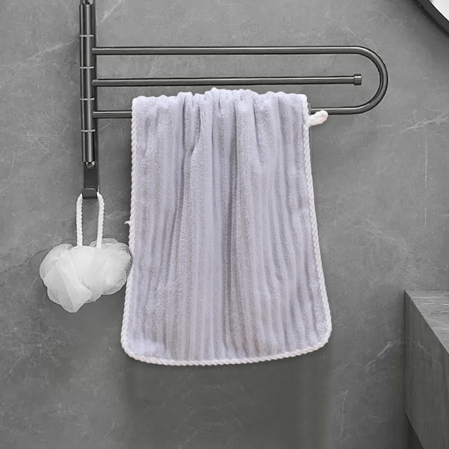 Juego de toallas de terciopelo a rayas,toallas absorbentes para el hogar,toallas gruesas para adultos,fabricante al por mayor