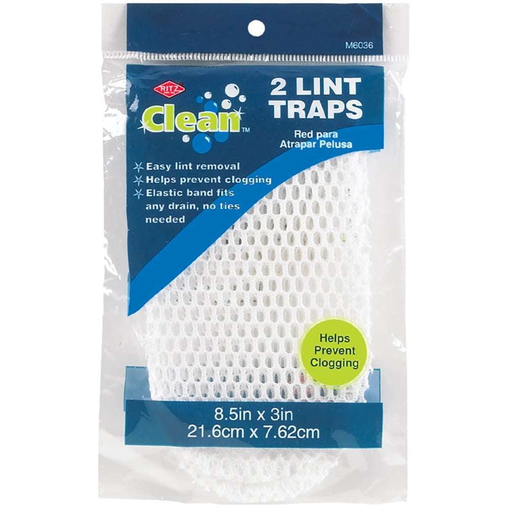 Ritz Clean 2pc Lint Traps Nylon Mesh