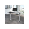 thumbnail image 3 of BBF Move 60 - Bureau Assis/debout - Rectangulaire - Spectre Blanc - base Gris Métallique, 3 of 4