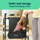 thumbnail image 5 of Andador con ruedas de aluminio Medline Superlight, negro: andador de movilidad ultraligero, plegable y duradero, 5 of 5