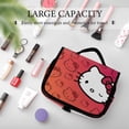 thumbnail image 5 of Hello Kitty Hanging Travel Toiletry Bag Makeup Cosmetic Bag Organizer for Women Girls, 5 of 6