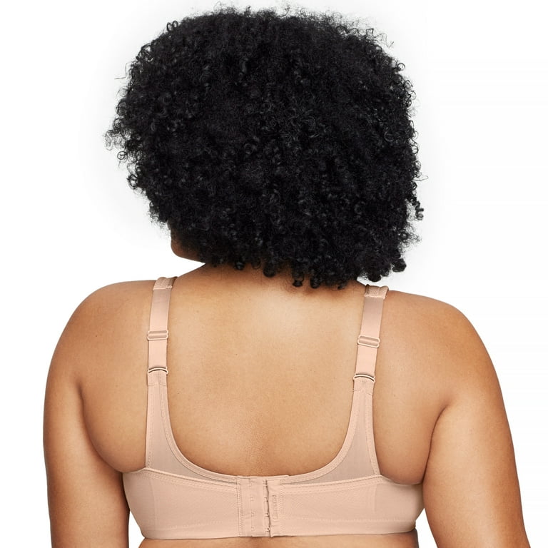 Women's Glamorise 1006 The Ultimate Full Figure Soft Cup Sports Bra (Cafe  46D)