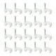 thumbnail image 1 of Clip de cable, paquete de 100, clips de cable de 7 mm con clavo, abrazaderas de cable en círculo, tachuelas de cable, clips de cordón, 1 of 6