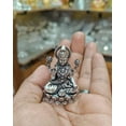 thumbnail image 2 of silver plated on german silver small lakshmi idol for home/ office/ gift item , size : 1.5" - 2", 2 of 3