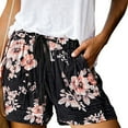 thumbnail image 1 of Guardurnaity Pantalones cortos de mujer Pantalones cortos estampados casuales Pantalones cortos altos Pantalones cortos de cintura alta Prendas para la parte del cuerpo impresión S, 1 of 5