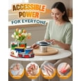 thumbnail image 2 of Electric Can Opener Smooth Edge,Kitchen Can Opener for Seniors with Arthritis, One Touch Side Cut Fits Most Can Sizes, Left-Handed Friendly, Ideal Holiday Gift, 2 of 8