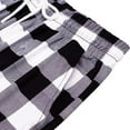 thumbnail image 4 of cfhntfmh Pajama Pants for Women Loose Elastic Waist Plaid Print Pants Wide Leg Sleepwear Lounge Pants with Pocket, 4 of 5