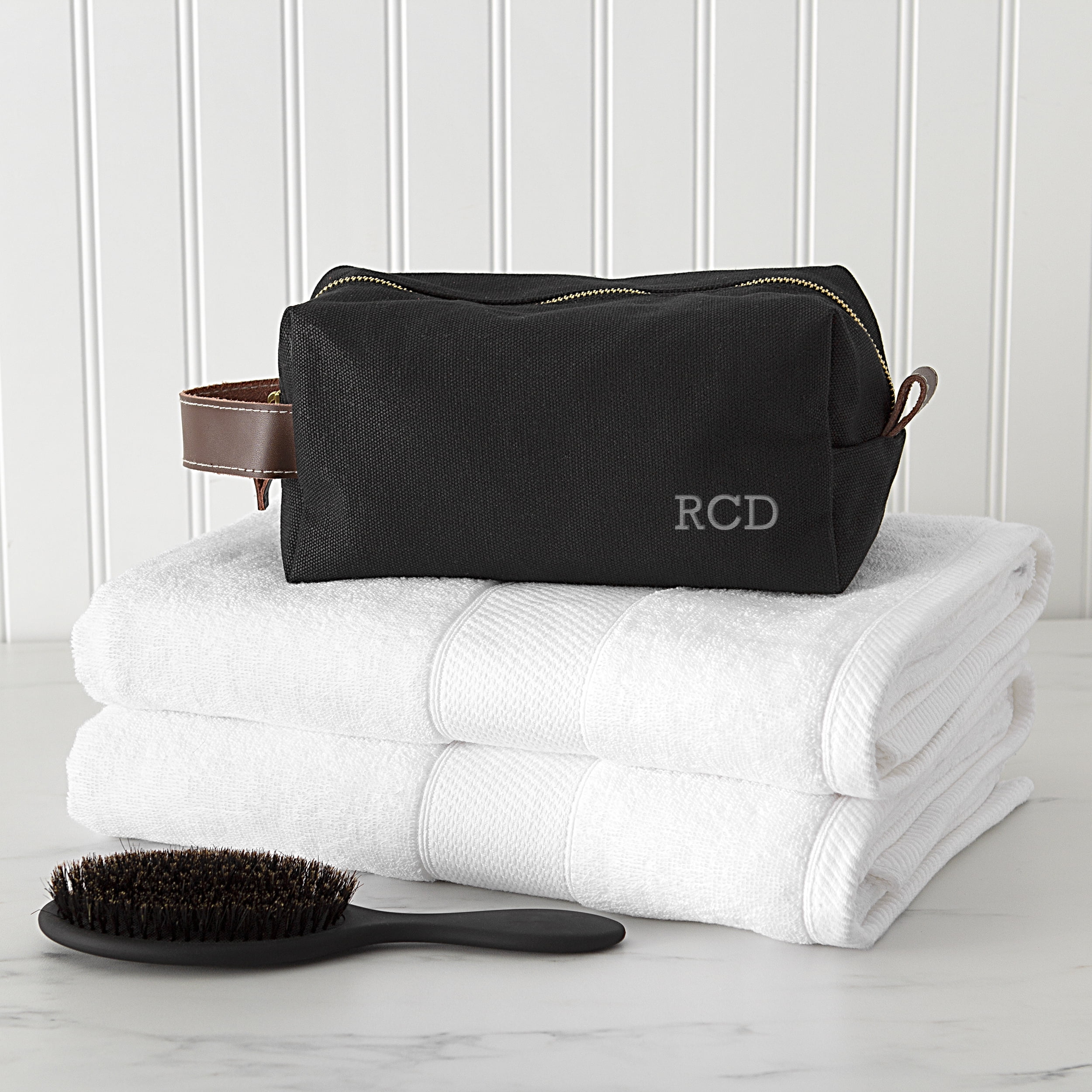 personalized mens dopp kit