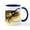White/Navy Inside, variant on CafePress - Hercules Beetle Mug - 11 oz Ceramic Mug - Novelty Coffee Tea Cup