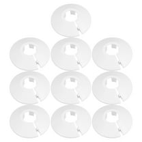 10 Pcs Pipe Decorative Ring Radiator Cover Plate Tube Gas White