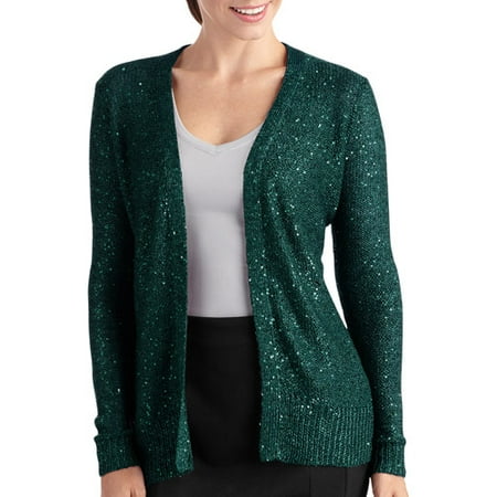 sequin maxi cardigan