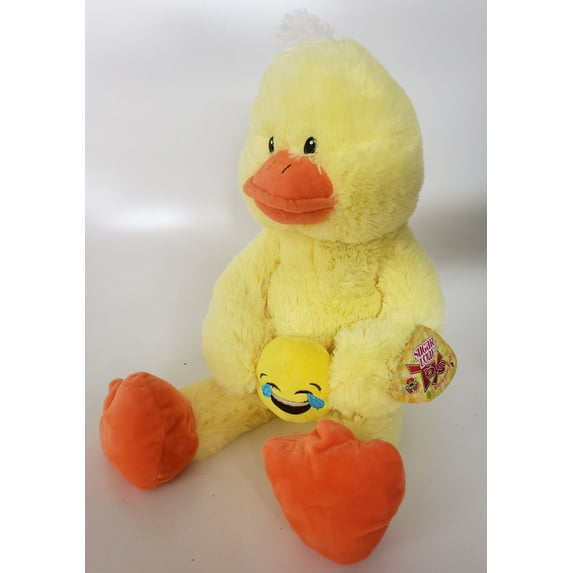 Sugarloaf Toys Large Baby Chick Plush Holding Laughing With Tears Emoji 22" by KellyToy