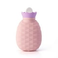 thumbnail image 2 of SSZMDLB Moins de 5 $ 1 Pce Bouillotte, Bouillotte, Chauffe-Mains en Forme d'Ananas, Coussin Chauffant Réutilisable en Silicone pour Soulager le Froid, Compatible Micro-Ondes pour Compresse Chaude, 2 of 9