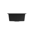 thumbnail image 3 of BOCCHI 1635-505-0120 Metallic Black 20in One Bowl Granite Composite Kitchen Sink, 3 of 7