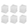 Brush Pot Resin s Crystal Square Resin Jewelry s, Jewelry Casting s for Jewelry Necklace/Candle/Soap Making, Home Decor