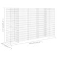thumbnail image 4 of vidaXL H-Shaped Gabion Planter Steel Wire 260x40x150 cm, 4 of 4