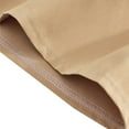 thumbnail image 4 of MIXUE Mens Shorts Summer Solid Color Elastic Waist Drawstring Fashion Breathable Sports Beachwear,Brown,XXXL, 4 of 9
