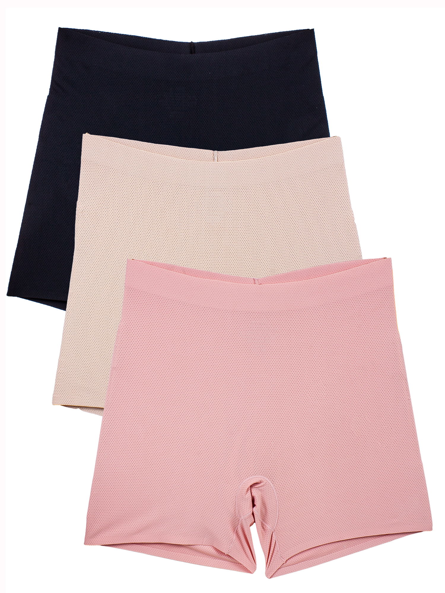 Barbra Lingerie Womens Invisible NoShow Seamless Laser Cut Boyshort