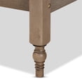 thumbnail image 4 of Baxton Studio Colette Mid-Century Wood Platform King Bed in Weathered Gray, 4 of 9