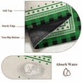 thumbnail image 6 of Area Rugs for Living Room Bedroom, St. Patrick's Day 4'x6' Rug Washable Carpet Runner Indoor Outdoor, Green Shamrock Plaid Beige Spring Non Slip Accent Floor Mats Rug for Kitchen, Office, 6 of 8