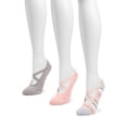 thumbnail image 3 of MUK LUKS Women's Pilates Ballerina Cotton Low-Cut Socks, 3-Pack, Shoe Sizes 6-10, 3 of 6