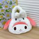 thumbnail image 1 of Sanrio-Bolso de mano de felpa Kawaii para niñas, mochila de hombro con relleno de Anime, Cinnamoroll Melody Kuromi, regalos para niños, 1 of 4