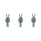 thumbnail image 4 of Minnieouse Bolo Tie para hombre Corbatas hechas a mano Colgante Collar Corbatas Decoraciones para el día de San Valentín Adornos Regalo de Type1 NO1, 4 of 6