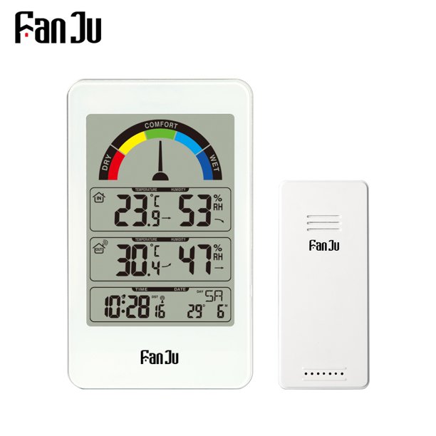 FanJu Wireless Weather Station, Temperature Humidity Barometer