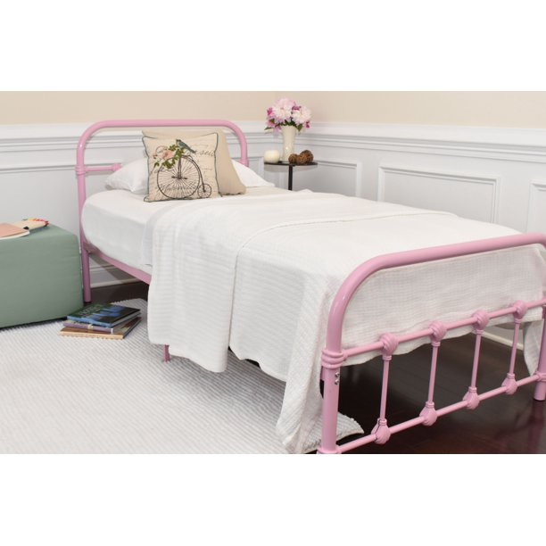 Rack Furniture Melissa Metal Bed Twin Multiple Colors Walmart Com Walmart Com