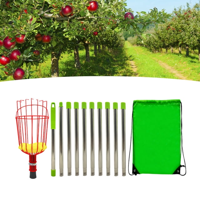 HERRAMIENTA DE RECOLECCIÓN DE FRUTAS, CANASTA DE RECOLECCIÓN DE FRUTAS FÁCLES DE RECOLECCIÓN PARA NARANJAS