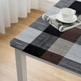 thumbnail image 4 of HAOXIT  Checkered Tablecloth Rectangle - Stain Resistant, Spillproof and Washable Gingham Table Cloth for Outdoor Picnic, Kitchen and Holiday Dinner 40*40, 4 of 7