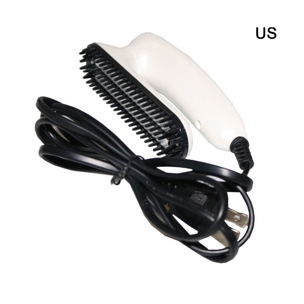 ergonomic beard straightener