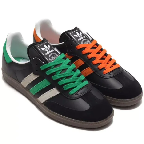 Adi - das Samba FW5386 Core Black Orange Green US10 28cm FW5386