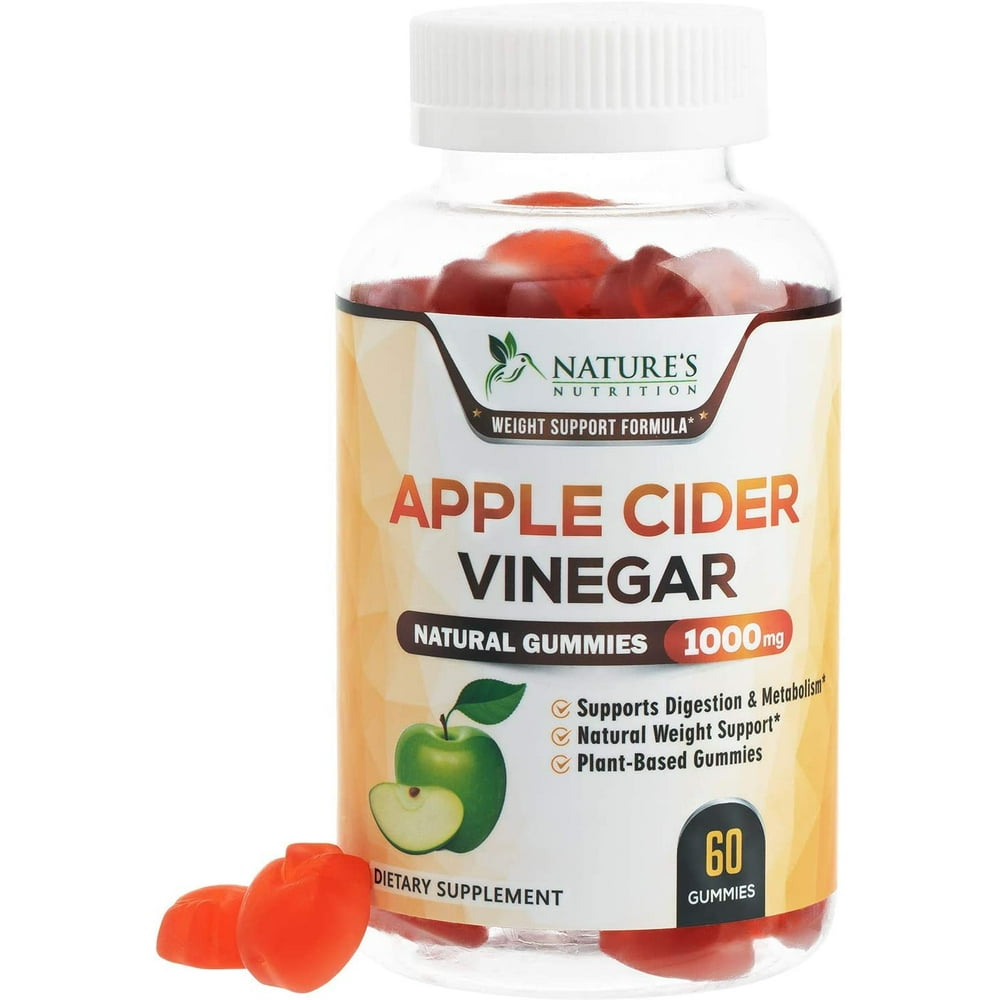 Nature's Nutrition Apple Cider Vinegar Gummies for Natural Weight