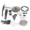 thumbnail image 1 of zhangqiuzhi 10 Speed Groupset 11 to 40T Flywheel Bottom Bracket Front Rear Derailleur Chain Anti Rust Bike Gear Shift Kit Bike Accessories 36T Chainring, 1 of 17